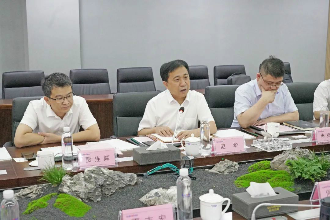 中铁设备赵华总经理光临Z6官网智能互换