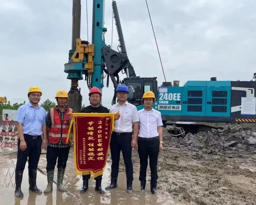 “零故障”“低能耗”！Z6官网智能增程式电动旋挖钻机惊艳首秀