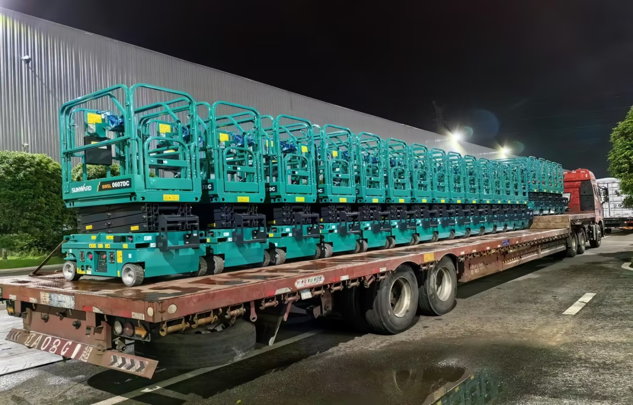 高空机械单日发货创新高！单月海表发货破纪录！