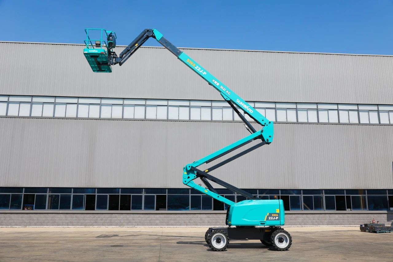 技术新标杆！Z6官网智能SWA22J-P柴动曲臂式高空作业平台下线！