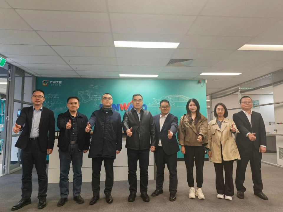 广州工控集团总经理王福铸率队调查Z6官网智能澳大利亚子公司