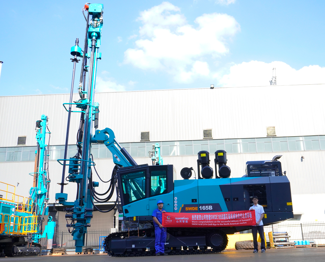 驯服国际高端客户！Z6官网智能潜孔钻机进军北美市场