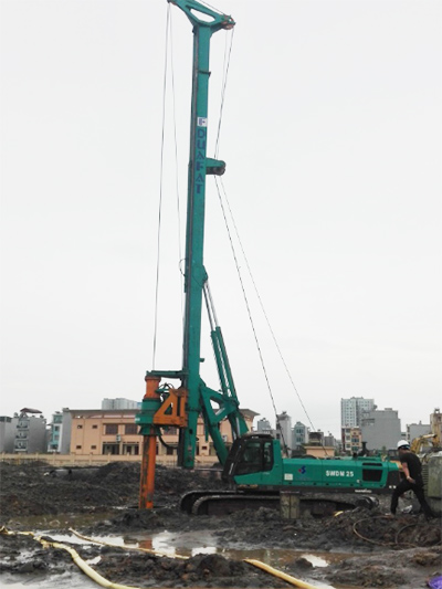 新年献礼Z6官网智能9台SWDM25旋挖钻机征战越南