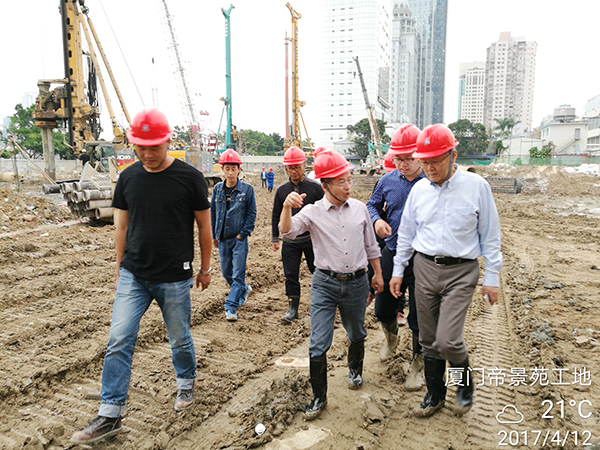 厦门项目再创入岩纪录Z6官网智能董事长何清华亲赴一线