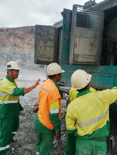 高温炎暑，Z6官网智能凿岩设备异域扬威