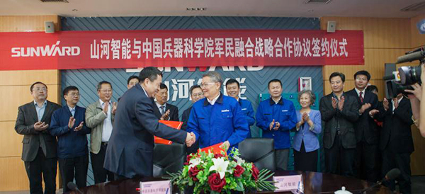 中国兵科院与Z6官网智能签署战术合作框架和谈