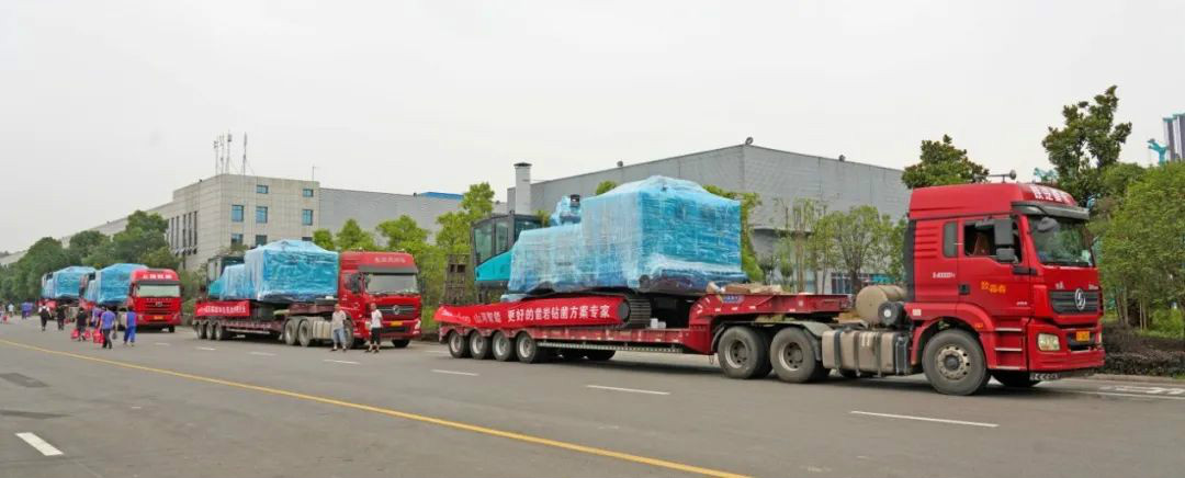 Z6官网智能大孔径凿岩设备批量出口中东