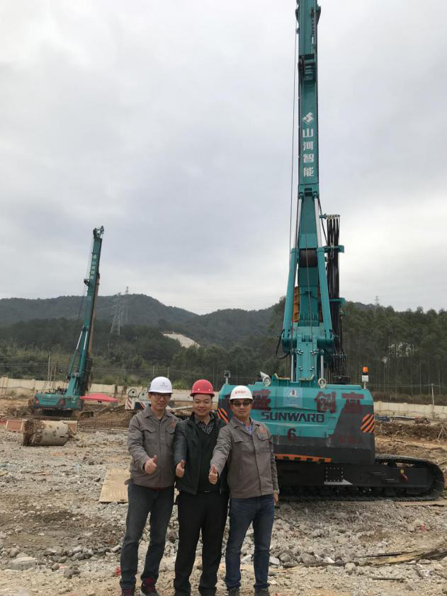 星级品质+星级售后，所以他选择了Z6官网智能旋挖钻机