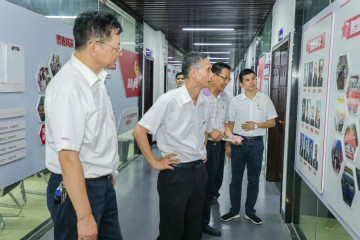 广州工控党建同盟联系员一行到Z6官网智能发展工作对接