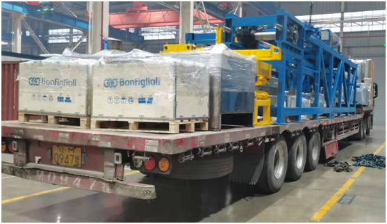 中际Z6官网熔锌铸锭码垛自动线成套设备顺利发货