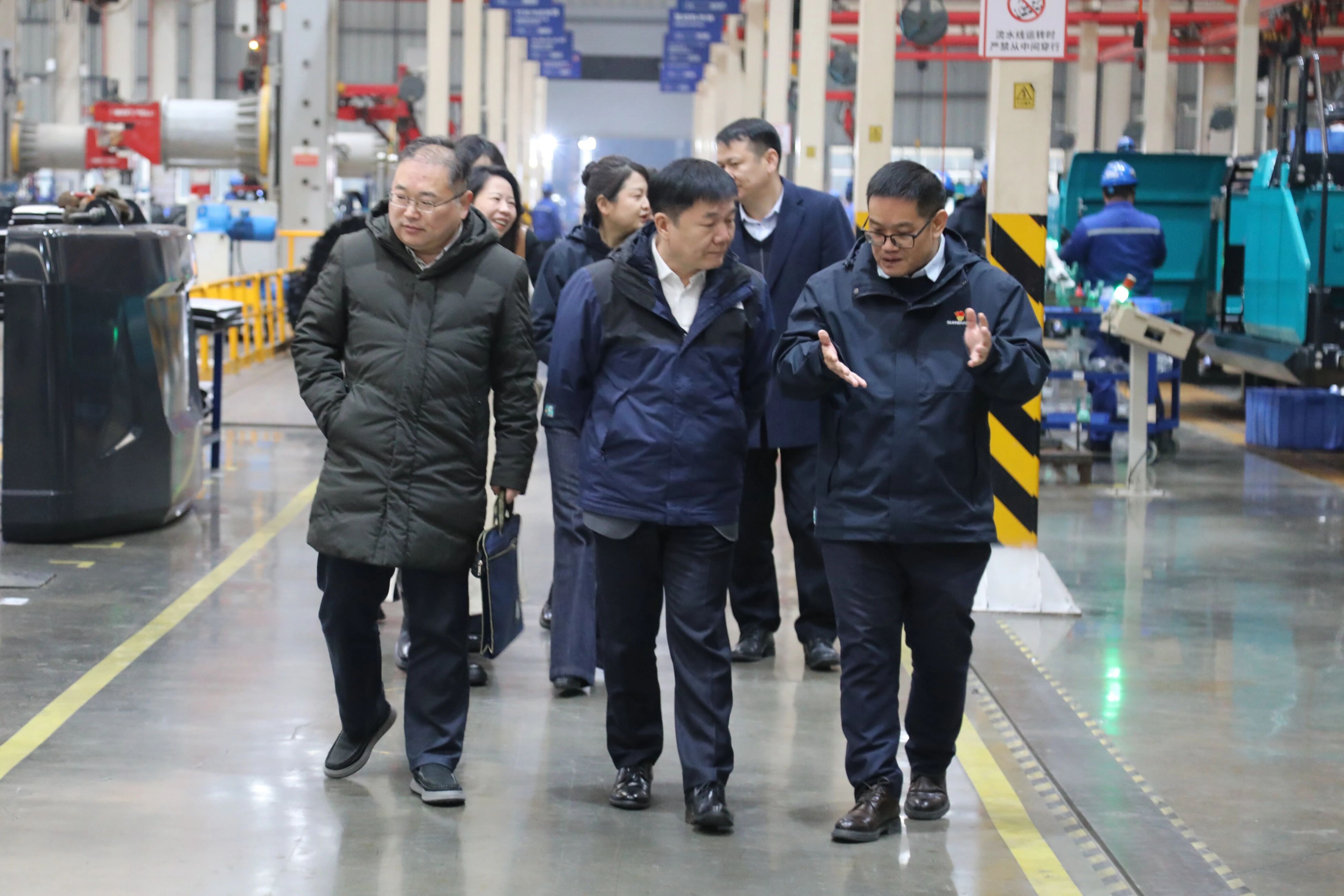 中国出口信誉保险公司湖南分公司掌管人蔡旺到访Z6官网智能